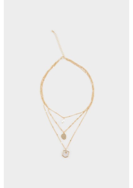 Kadın 3'lü Gold Kolye F5963AXNS