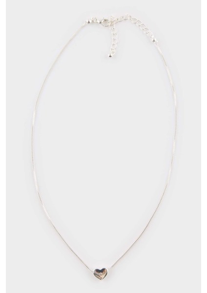 Kadın Minimal Kalp Silver Kolye F5978AXNS