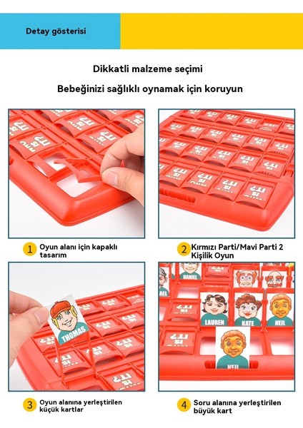 Masa Oyunları Kim Olduğumu Tahmin Et (Yurt Dışından) indirimleri