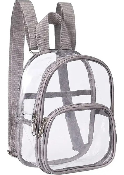 Pvc Şeffaf Çanta Açık Seyahat Sırt Çantası Omuz Çantası Kayış Kitap Spor Alanı Onaylanmış Su Geçirmez Mini Seyahat Okul Çantası Kidcolor Için: B/beden: Resim Olarak (Yurt Dışından)