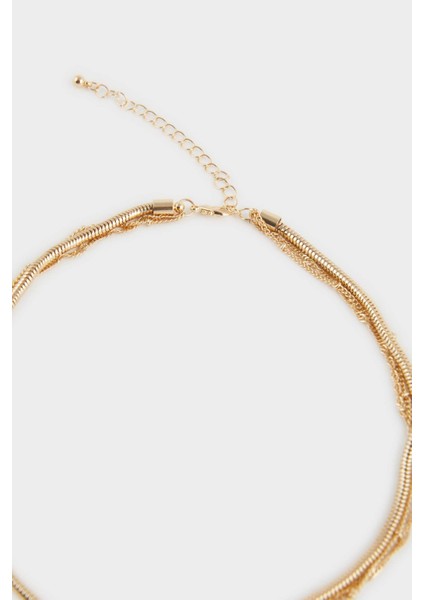 Kadın 2'li Gold Kolye F5953AXNS