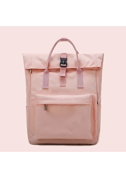 Schoolbag Kadın Üniversite Öğrencisi Büyük Kapasite Sırt Çantası 2024 Yeni Niş Not Defteri 14 Inç Bilgisayar Çantası Kızlar Sırt Çantası Renk: Pembe Küçük (Yurt Dışından)
