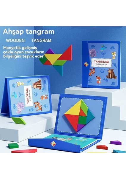Weiweihu Çocuk Manyetik Tangram (Yurt Dışından) modelleri