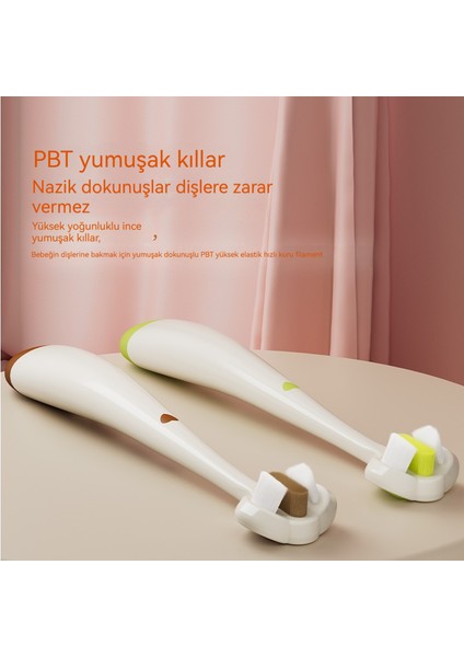 2 Bebek ve Bebek Için Üç Diş Fırçası (Yurt Dışından)