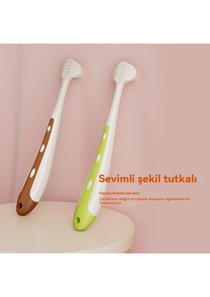 2 Bebek ve Bebek Için Üç Diş Fırçası (Yurt Dışından)