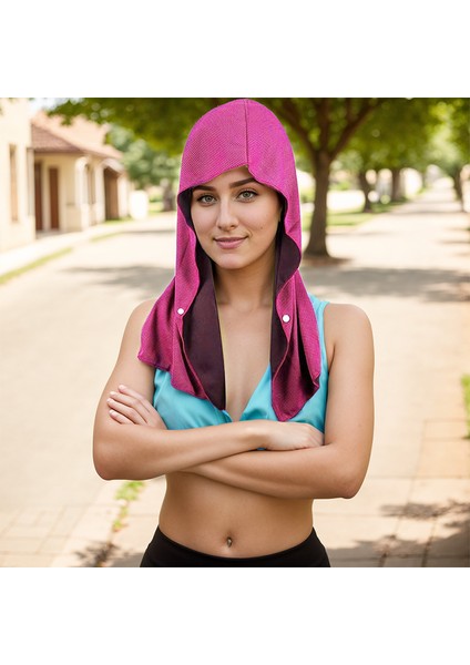 Açık Spor Güneş Kremi Hızlı Kuru Havlu U Kapüşonlu (Yurt Dışından) fiyatları