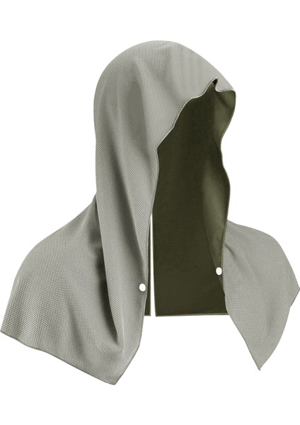 Açık Spor Güneş Kremi Hızlı Kuru Havlu U Kapüşonlu (Yurt Dışından)