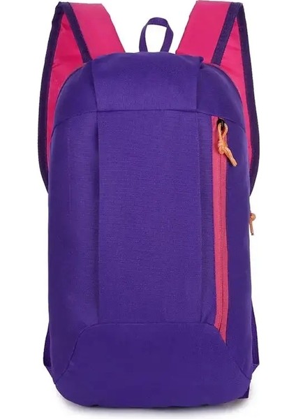 Açık Hafif Küçük Spor Erkekler Sırt Çantası Rengi: Mor (Yurt Dışından)