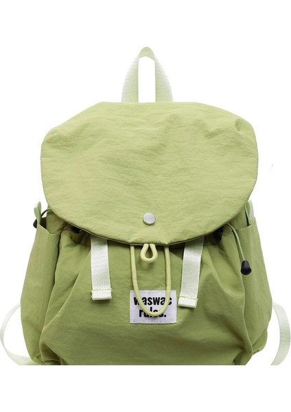 Günlük Kullanım Için Yeni Sınır Ötesi Çift Omuzlu Sırt Çantası-Şık, Hafif Seyahat Sırt Çantası/yüksek Estetik Olan Okul Çantası A Renk: Yeşil/boyut: 15 Inç (Yurt Dışından)