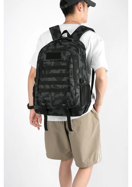 Yeni Çapraz Sınır Açık Taktik Çantası, Büyük Kapasiteli Sırt Çantası, Çok Fonksiyonlu Boş Zamanlı Seyahat Dağcılık Çantası, Kamuflaj D Renk: Kamuflaj Renk/boyut: 15 Inç (Yurt Dışından)