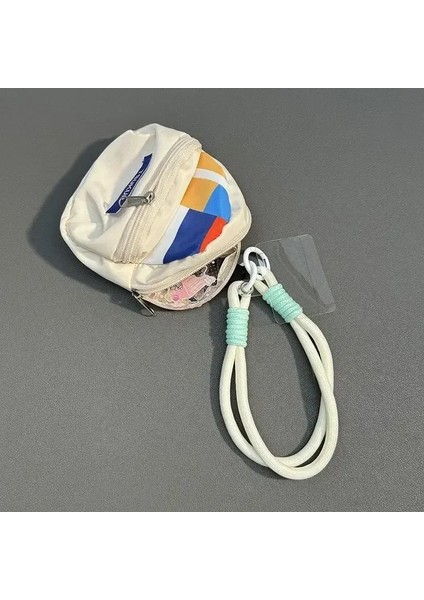 Floral Canvas Naylon Mochila Tatlı Düz ​​renk Sırt Çantaları Kadınlar Moda Nedensel Tüm Maçlar Su Geçirmez Bolsa Feminacolor: Beyaz (Yurt Dışından)