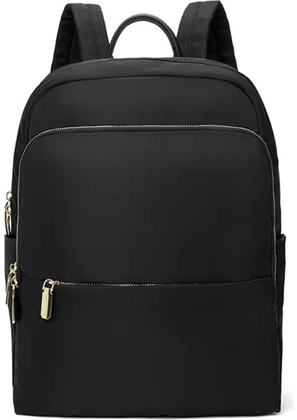 Kadınlar Sırt Çantası Oxford Cloth Su Geçirmez Şok Geçirmez Moda Ofis Leydi Çantası 13 14 Inç Dizüstü Bilgisayar Backpackcolor: Bej (Yurt Dışından)