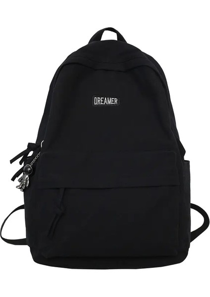 Moda Büyük Sırt Çantası Severler Seyahat Çakası Kadınlar Dizüstü Bilgisayar Mochila Genç Erkekler Için Bookbag Yeni Kolej Okul Çantası Erkek Sırt Çantası: Gri Kolye ile (Yurt Dışından)