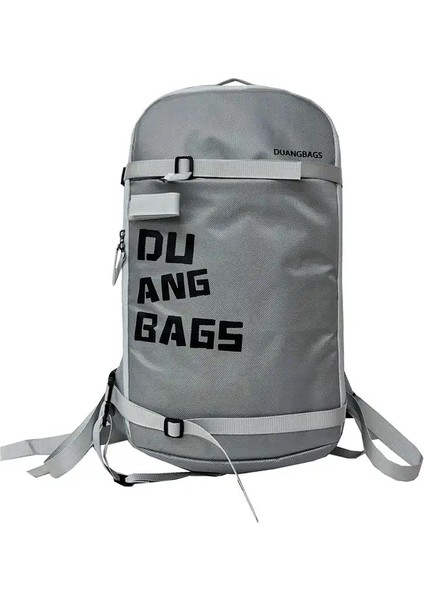 Büyük Kapasiteli Çok Işlevli Su Geçirmez Seyahat Sırt Çantası Erkek Kadınlar Kamp Yürüyüşü Unisex Okul Çantası Moda Kaykay Bagkolor: Açık Gri (Yurt Dışından)