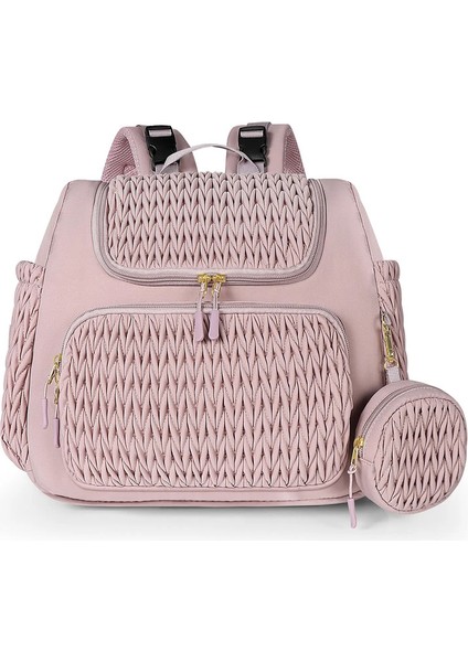 Buylor Büyük Kapasiteli Anne Sırt Çantası Moda Sırt Çantası Anneler Için Bebek Bebek Arabası Asma Çanta Anne Totes Açık Seyahat Backpackcolor: Pembe (Yurt Dışından)