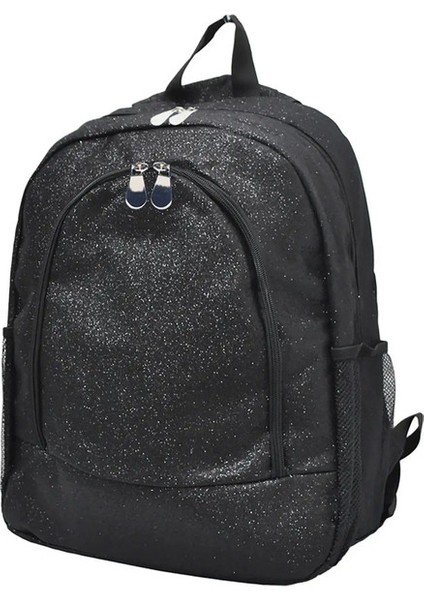 Çok Fonksiyonlu Günlük Gider Grit Glitter Leisure Sırt Çantası Seyahat Sırt Çantası Öğrenciler Için Büyük Kapasite Sırt Çantası: ROSE-403S (Yurt Dışından)