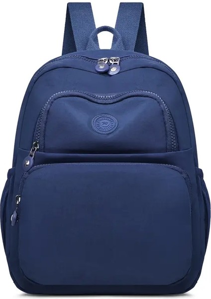 Su Geçirmez Naylon Oxford Seyahat Sırt Çantası Hafif Büyük Kapasite Okul Açık Hava Yürüyüşü Gündelik Day Renk: Mavi (Yurt Dışından)