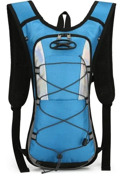 Hafif Paket Mutabakar Backpack Water Dirençli Yürüyüş Seyahat Bisikleti Için Katlanabilir Gündelik Açık Hava Spor Renkleri: Mavi (Yurt Dışından)