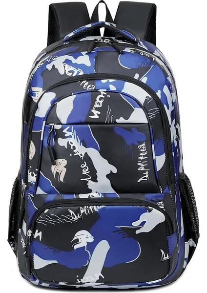 15 Inç Çok Fonksiyonlu Sırt Çantası Şık Yıkanabilir Oxford Bez Bilgisayar Çantası Gri Turuncu Mavi-Yeşil Öğrenci Sırt Çantası Unisexcolor: Yeşil (Yurt Dışından)