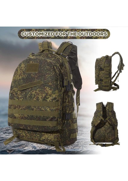 Erkek Seyahat Backpack 30/45L Taktik Tırmanma Açık Hava Yürüyüş Kamuflaj Çok Fonksiyonlu Çanta Askeri Sırt Çantası Saldırı Paket Roman: Rusya (Yurt Dışından)