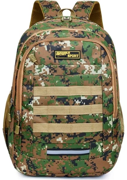 Yüksek Kaliteli Büyük Kapasiteli Açık Taktik Sırt Çantaları Su Geçirmez Çok Fonksiyonel Yürüyüş Çantası Açık Trekking Kamp Sırt Çantası Renk: Yeşil/beden: 31CMX13CMX45CM (Yurt Dışından)