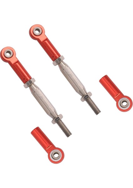 2 Adet Metal Ayarlanabilir Direksiyon Bağlantı Servo Bağlantı Çekme Çubuğu Traxxas Slash 4x4 5807 HQ727 1/10 Rc Araba Yükseltilmiş Parçalar,1 (Yurt Dışından) modelleri