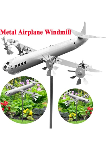 Metal Spinner Uçak Fırıldak El Yapımı Rüzgar Spinner Rüzgar Enerjisi Heykel Uçak Rüzgar Spinner Açık Dekor Için (Yurt Dışından) fırsatları