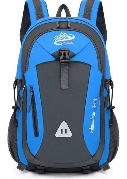 Erkekler Sırt Çantası Naylon Su Geçirmez Erkekler Rahat Açık Seyahat Sırt Çantası Yürüyüş Kampı Dağcılık Sırt Çantası Spor Çantası Kadın Renk: Gök Mavisi (Yurt Dışından)