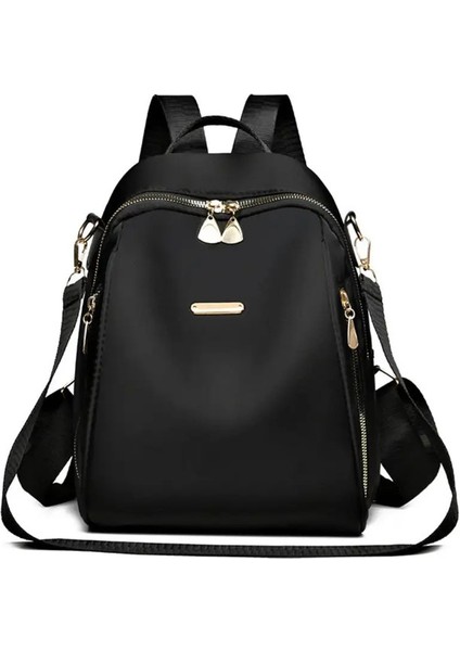 Moda Hafif Okul Çantaları Büyük Kapasiteli Oxford Kumaş Seyahat Sırt Çantası Siyah Omuz Çantası Kolej Öğrenci Color: S (Yurt Dışından)