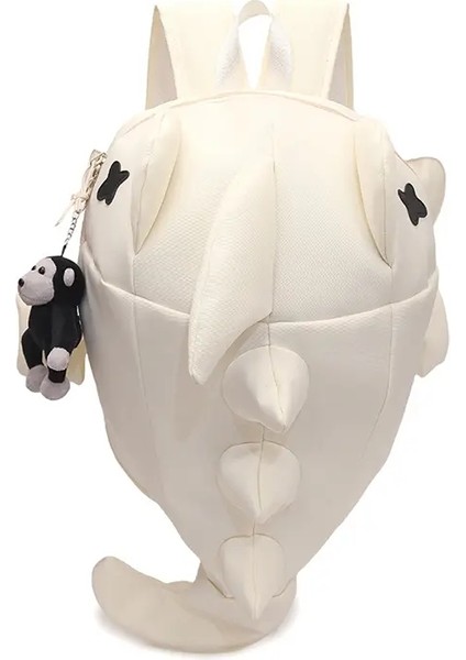 Karikatür Dinozor Kawaii Backpack College Çanta Erkek Kızlar Unisex Çok Fonksiyonlu Su Geçirmez Seyahat Çantası Moda Komik Okul Çantası Renk: 3 (Yurt Dışından)