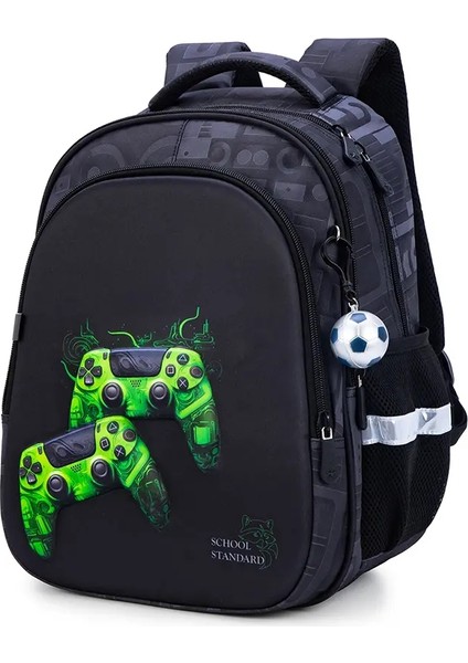 Yüksek Kaliteli Çocuklar Backpack Erkekler Karikatür Futbol Okulu 1-3 Sınıf Su Geçirmez Satchels 3D Kitap Çantası Mochila Infantilcolor: 150-6 (Yurt Dışından)