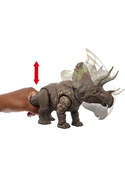Iz Sürücü Dinozor Figürü Film Serisi 33 cm JGB92 - Eotriceratops JGB93 modelleri