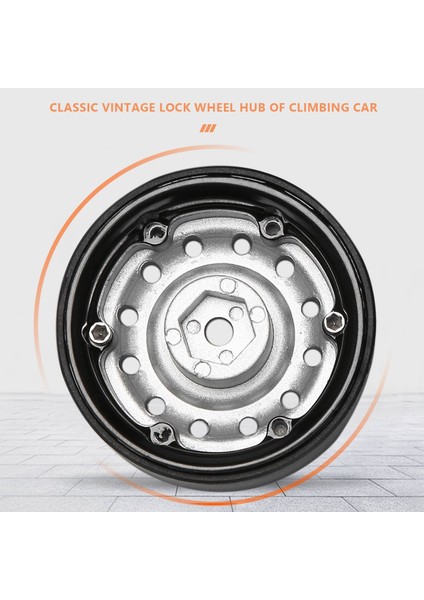 Adet Metal 1.9 Inç Beadlock Jant Hub 1/10 Rc Paletli Araba Eksenel SCX10 90046 Traxxas Trx4 RC4WD D90 D110, Gümüş 12 Küçük Delik (Yurt Dışından) fırsatları