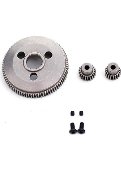 Metal 86T Düz Dişli ile 19T 21T Pinyon Dişli Traxxas Slash 2WD Stampede Rustler Bandit 1/10 Rc Araba Yükseltme Parçaları (Yurt Dışından)