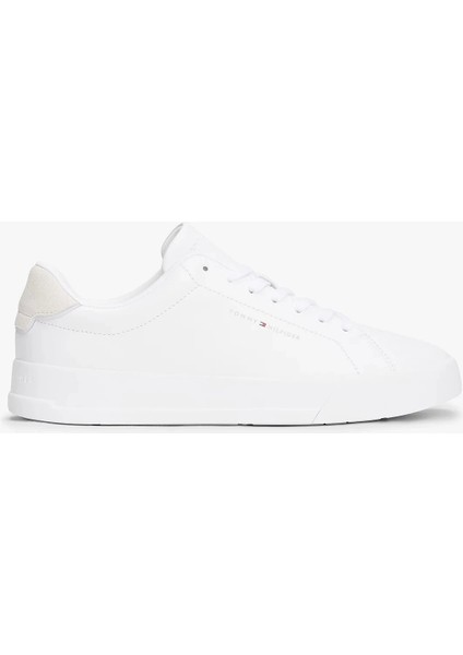 Th Court Lth Detaıl Ess Erkek Beyaz Sneaker FM0FM05367YBS