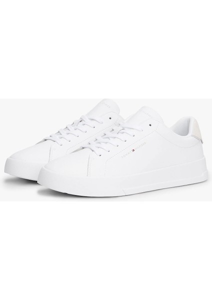 Th Court Lth Detaıl Ess Erkek Beyaz Sneaker FM0FM05367YBS fiyatları