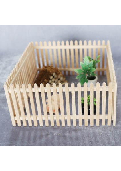 1/12 Dollhouse Çit Ahşap Dekoratif Çit Dıy Dollhouse Peri Bahçe Uzun Kapı Dekorasyonu (Yurt Dışından) fırsatları