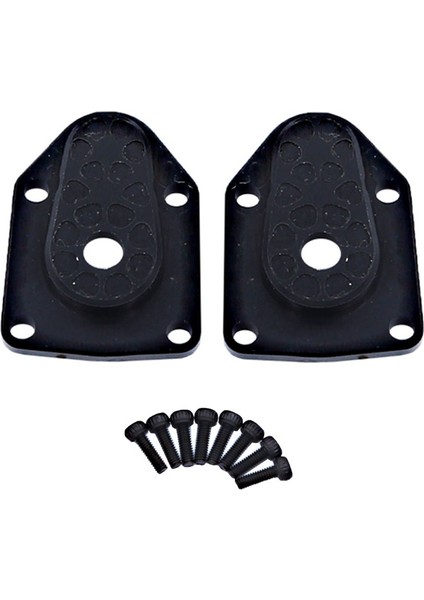 Eksenel UTB18 Capra 1/18 Rc Paletli Araba Yükseltme Parçaları Için Metal Ön ve Arka Aks Portalı Muhafaza Kapağı, Siyah (Yurt Dışından)