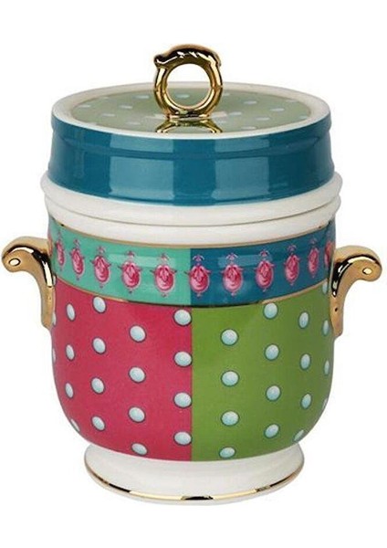 Luckyart Estelle Bone Kulplu Kavanoz 16CM