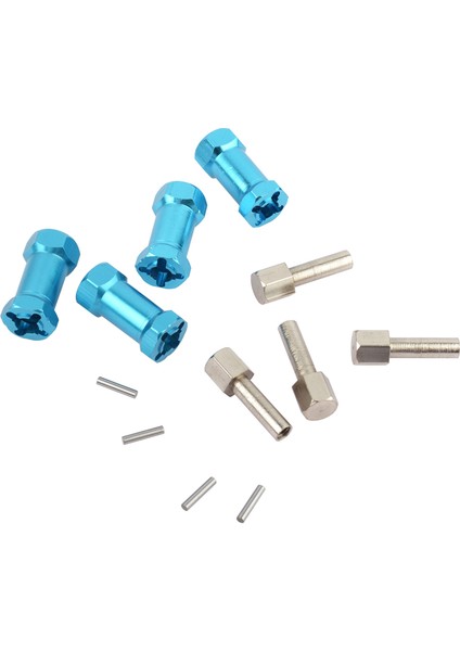 4 Adet Alüminyum Rc Araba 12MM Altıgen Tekerlek Hub Sürücü Adaptörü Uzatma Birleştirici Çoğaltıcı Için 1/10 Rc Paletli Eksenel SCX10 D90, Siyah 20MM (Yurt Dışından) indirimleri