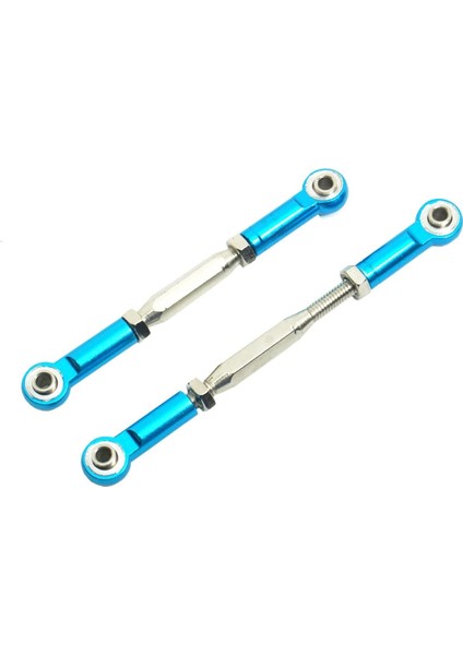 Adet Metal Ayarlanabilir Direksiyon Bağlantı Servo Bağlantı Çekme Çubuğu Traxxas Slash 4x4 5807 HQ727 1/10 Rc Araba Yükseltilmiş Parçalar, 2 (Yurt Dışından)