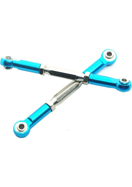 Adet Metal Ayarlanabilir Direksiyon Bağlantı Servo Bağlantı Çekme Çubuğu Traxxas Slash 4x4 5807 HQ727 1/10 Rc Araba Yükseltilmiş Parçalar, 2 (Yurt Dışından) modelleri