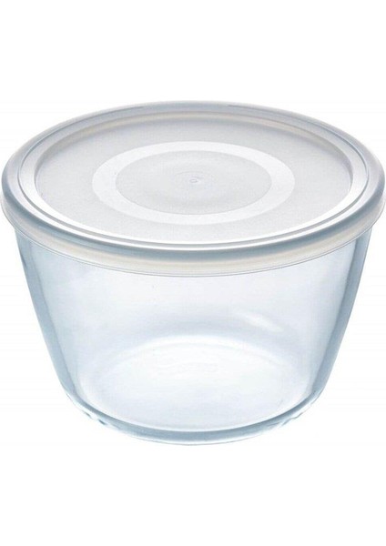152P001/7048 Kapaklı Yuvarlak Saklama Kabı 0,6L