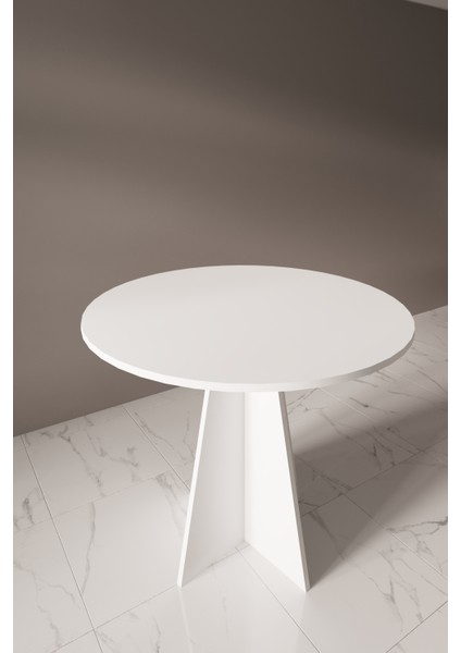Modern Yuvarlak 100CM Yemek Masası-Mutfak Masası (Sandalyeler Temsilidir) Yuvarlakmasa, One Size fırsatları