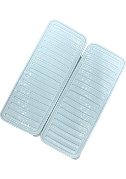 2'li Şeffaf Saklama Kabı 2x1 Lt BGMT1115 Mikrodalga Buzdolabı ve Dondurucu Uyumlu Düzenleyici modelleri