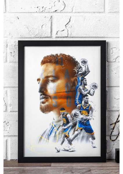 Klay Thompson Çerçeveli Tablo - Basketbol Nba Posteri Tablo
