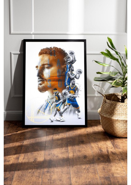 Klay Thompson Çerçeveli Tablo - Basketbol Nba Posteri Tablo fiyatları