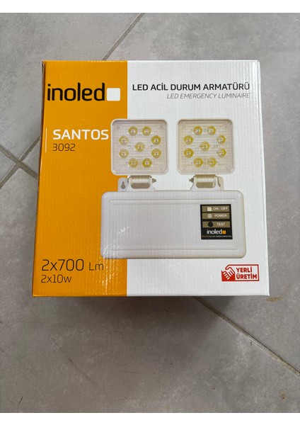 2X10W Acil Aydınlatma Armatürü Plastik