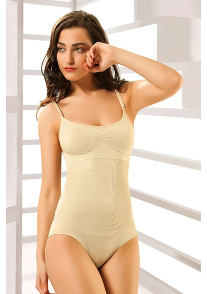 Ten Çıtçıtlı Dikişsiz Korse - 755 - Beden Xxl 11