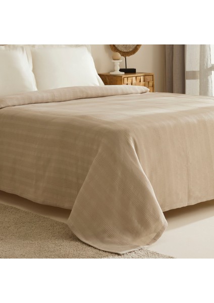 Layna Ecocell Çift Kişilik Tek Pike Bej fiyatları